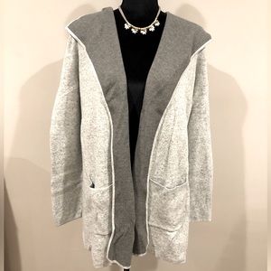 Loft Heathered Gray Cardigan!